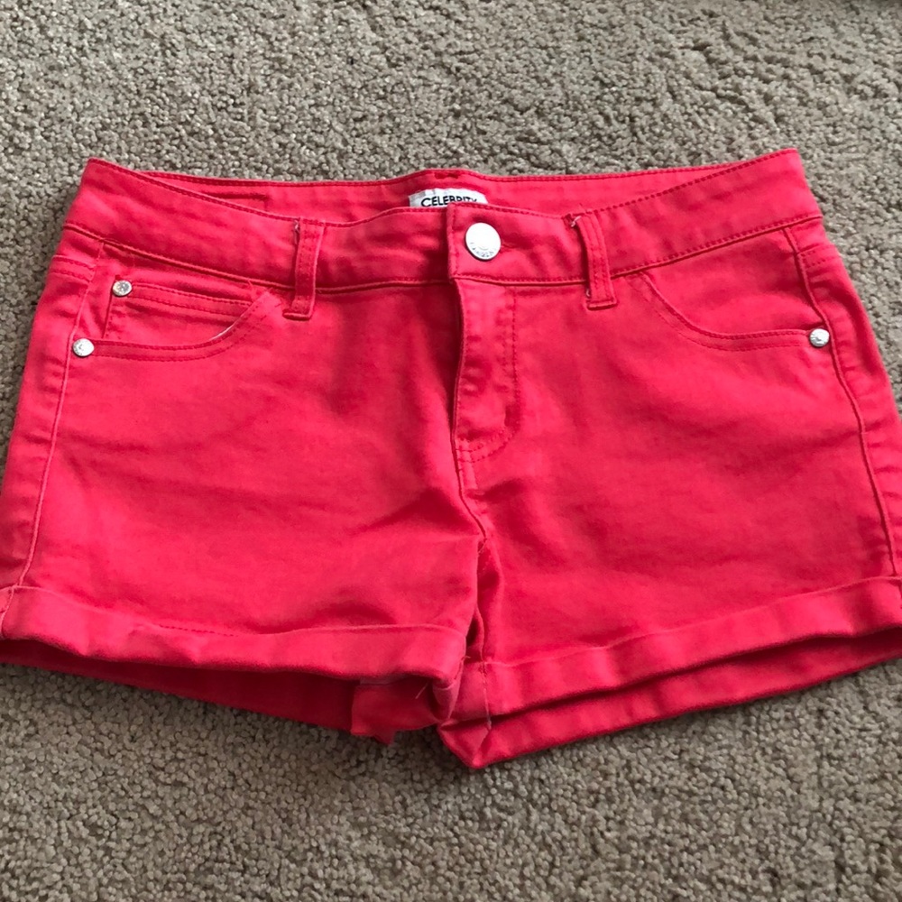 Pink Denim Jean Shorts
